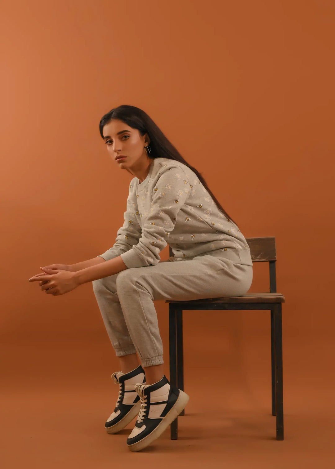 Dhaga Women Western Solids T- Shirt jersy Printed Grey DSS10006 - Summer Collection