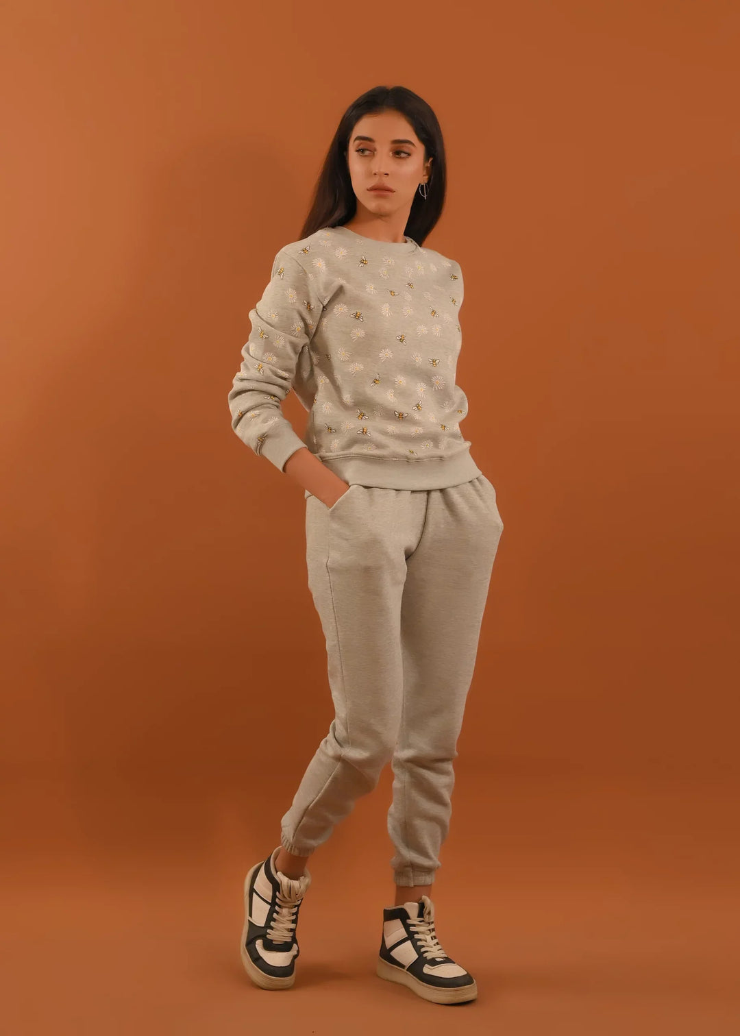 Dhaga Women Western Solids T- Shirt jersy Printed Grey DSS10006 - Summer Collection