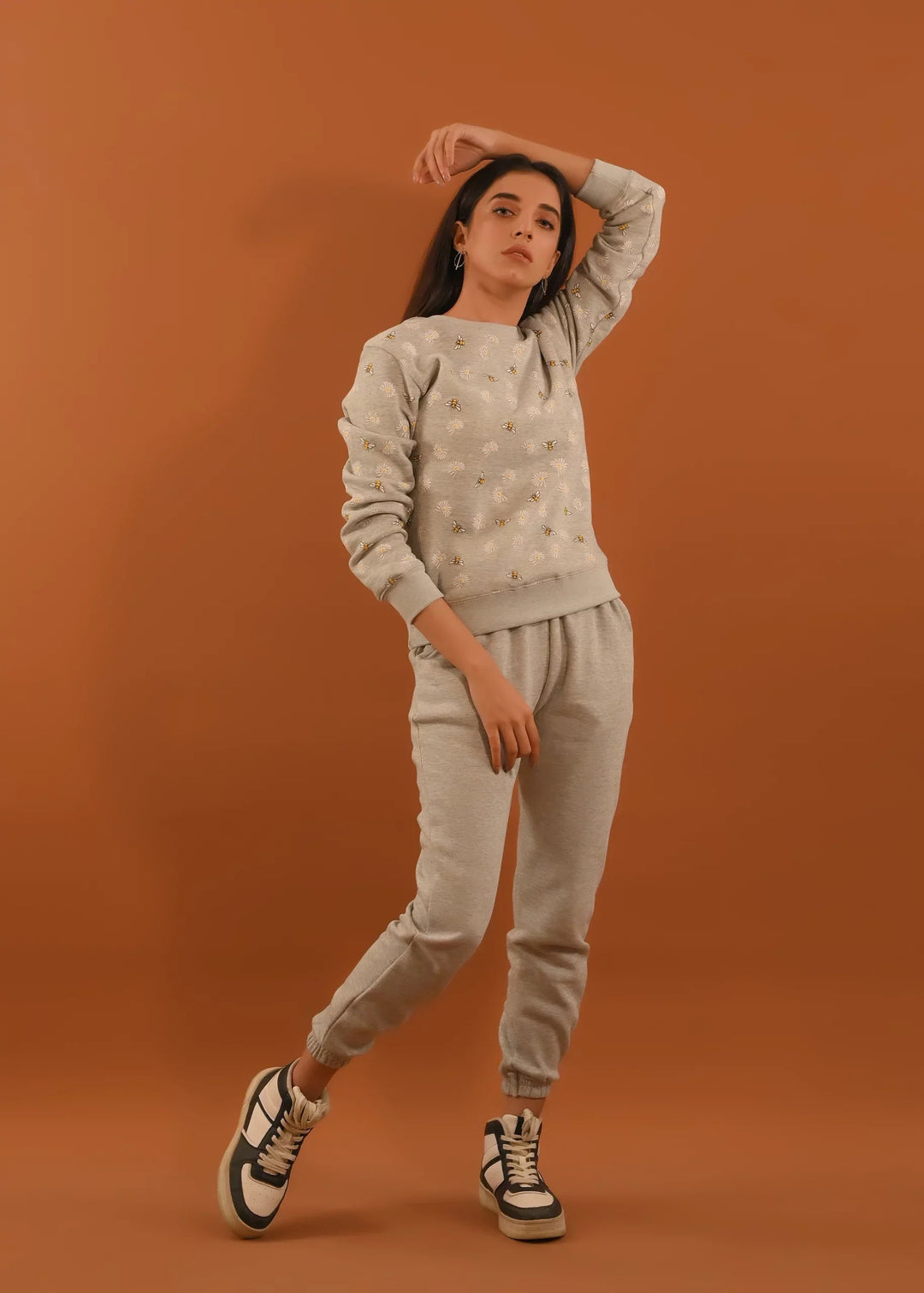 Dhaga Women Western Solids T- Shirt jersy Printed Grey DSS10006 - Summer Collection