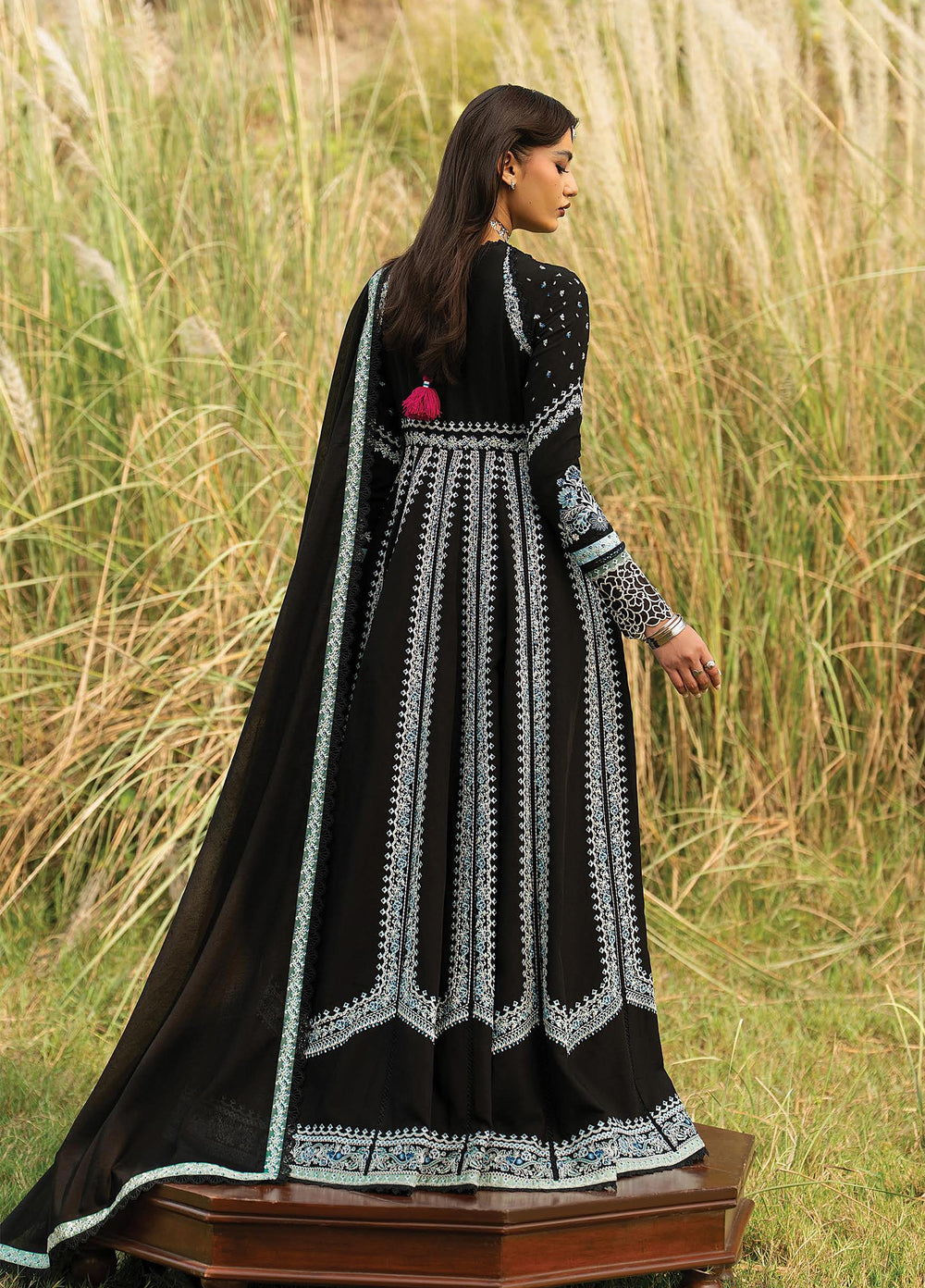 Sukhan by Afrozeh Unstitched Embroidered Viscose 3 Piece Suit AF26UVS Firaasat FW01252 - Winter Collection
