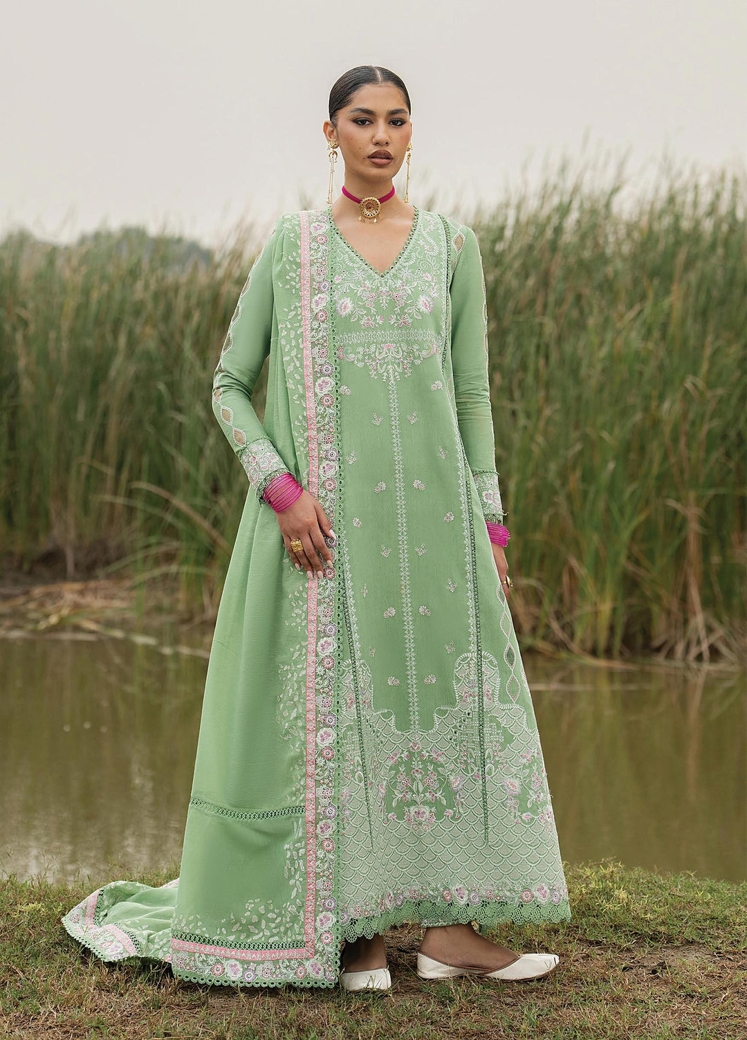 Sukhan by Afrozeh Unstitched Embroidered Viscose 3 Piece Suit AF26UVS Sikoh FW01250 - Winter Collection