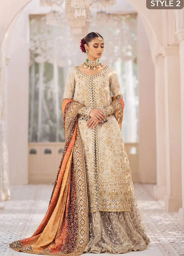 Aik Atelier Embroidered Organza Suits Unstitched 3 Piece AIK25EF Vl2 Look 01 - Formals Collection