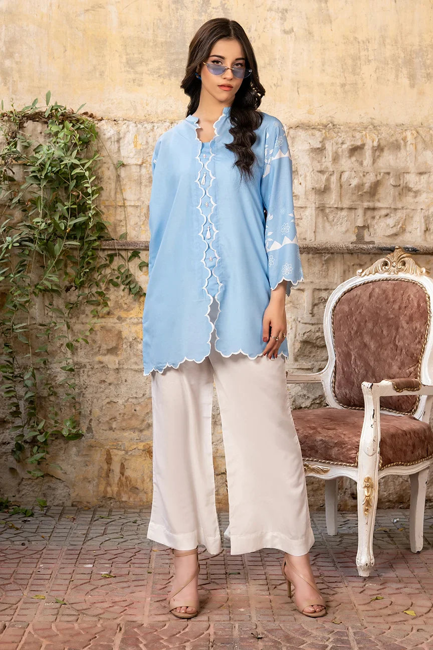 Dhaga Women Pret Printed 2 Piece Soft Crepe Alaida SS25DSP330 - Summer Collection