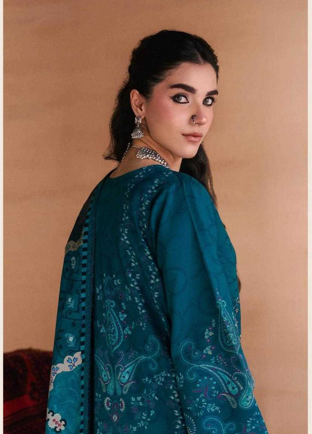One Nation by Florent Unstitched Embroidered Viscose 3 Piece Suit FL26UON Ayzel - Casual Collection