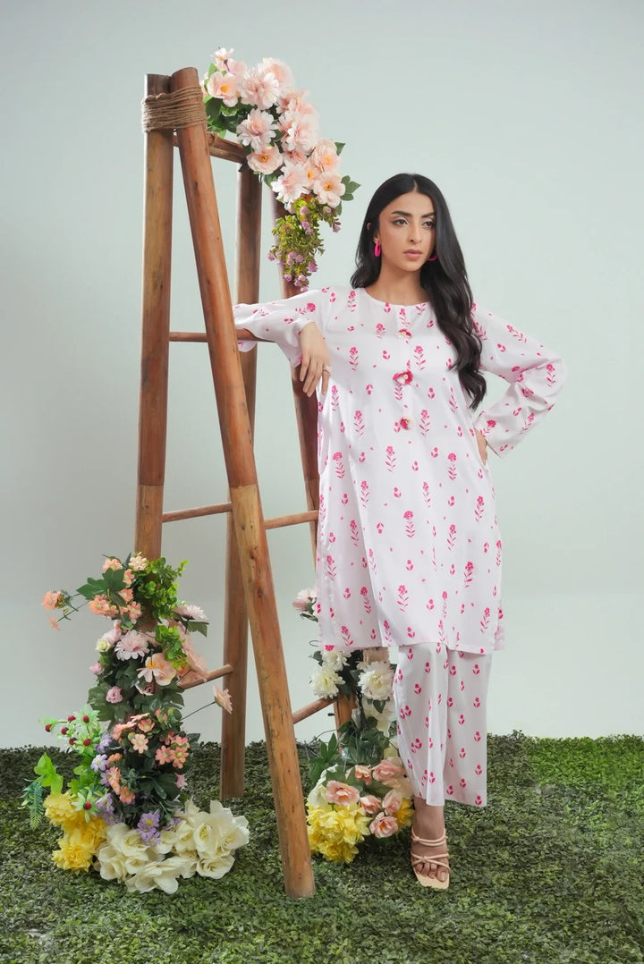 Dhaga Women Pret Printed 2 Piece Lawn Matching Separate FW24DSP0049 - Summer Collection