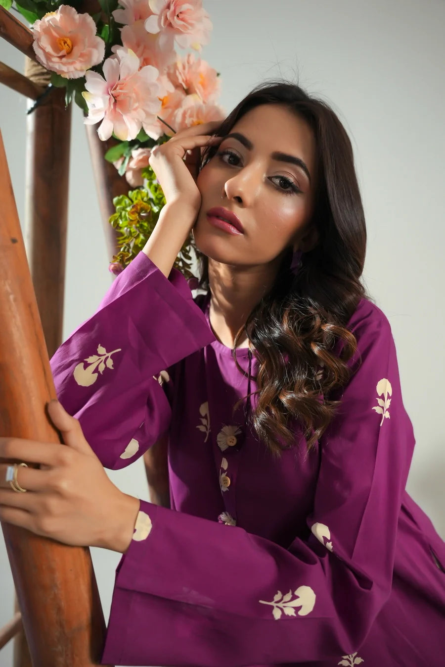 Dhaga Women Pret Printed 2 Piece Lawn Matching Separate FW24DSP0040 - Summer Collection