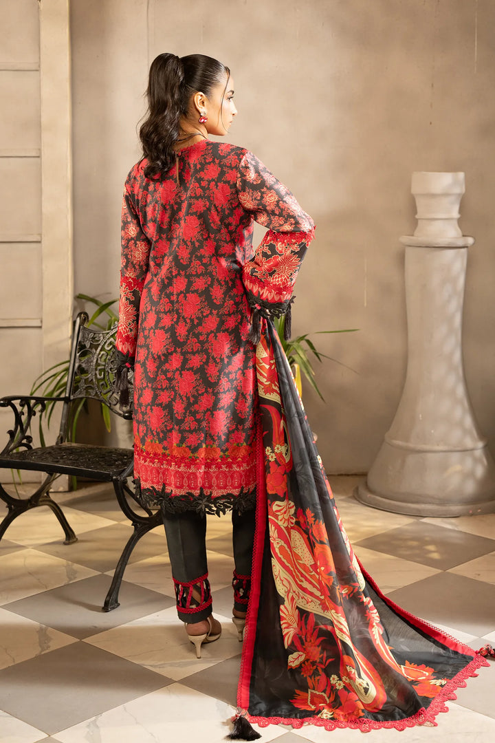 Safaah by Menaal Unstitched Printed Lawn 3 Piece Suit ML26ULS SP-06A - Casual Collection