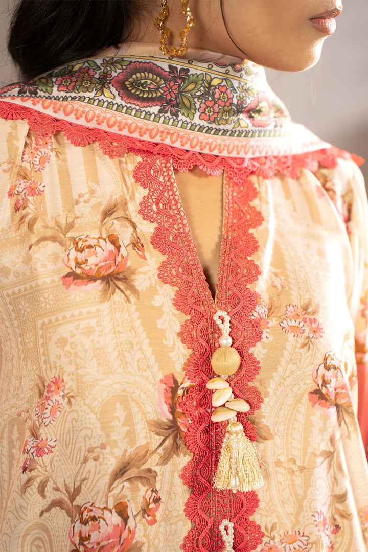 Safaah by Menaal Unstitched Printed Lawn 3 Piece Suit ML26ULS SP-02A - Casual Collection