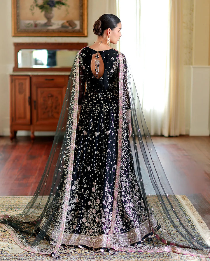 Whispers of Grace by Roheenaz Unstitched Embroidered Chiffon 3 Piece Suit RN26UWG Blaire RUNCH260206 - Wedding Collection