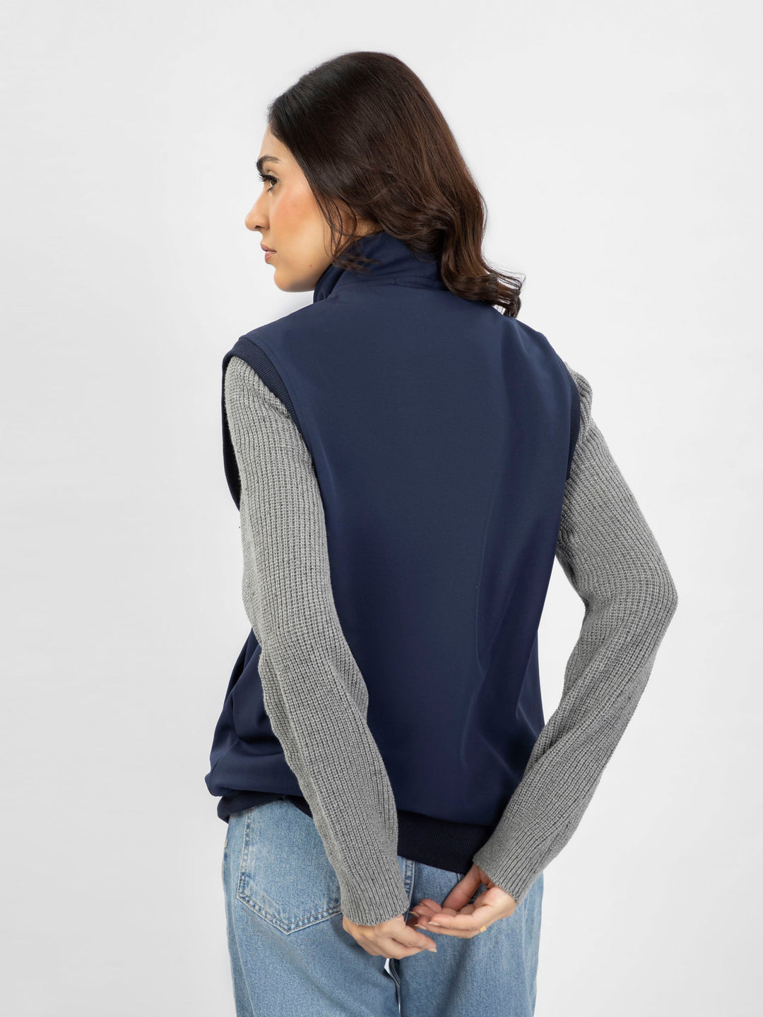 Brumano Women RTW Solids Poly 1 Piece Blue Western Collection