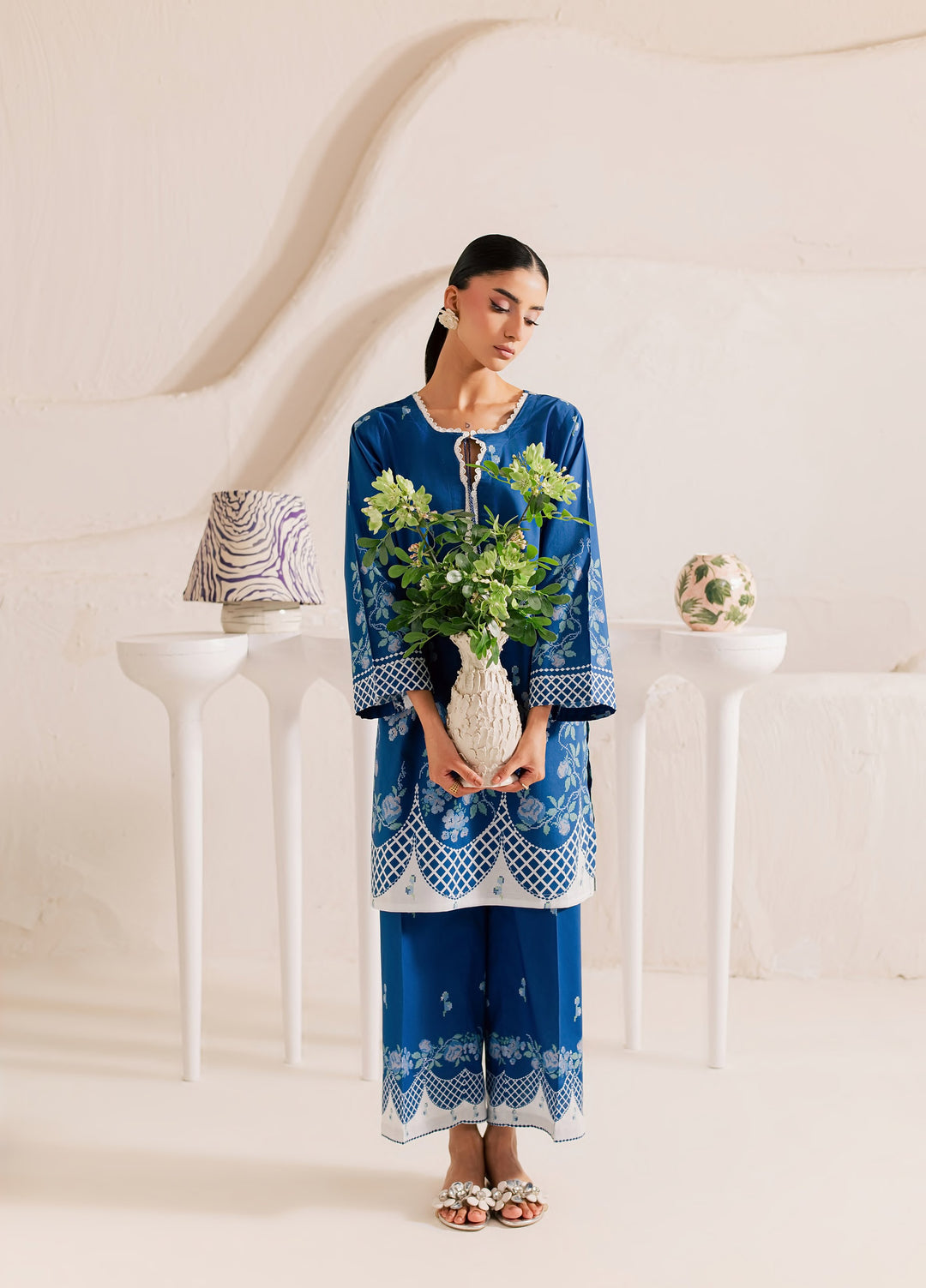 Day Dream by Rashid Textiles RTW Printed Lawn 2 Piece Suit RT26RDD Bluebell - Casual Collection