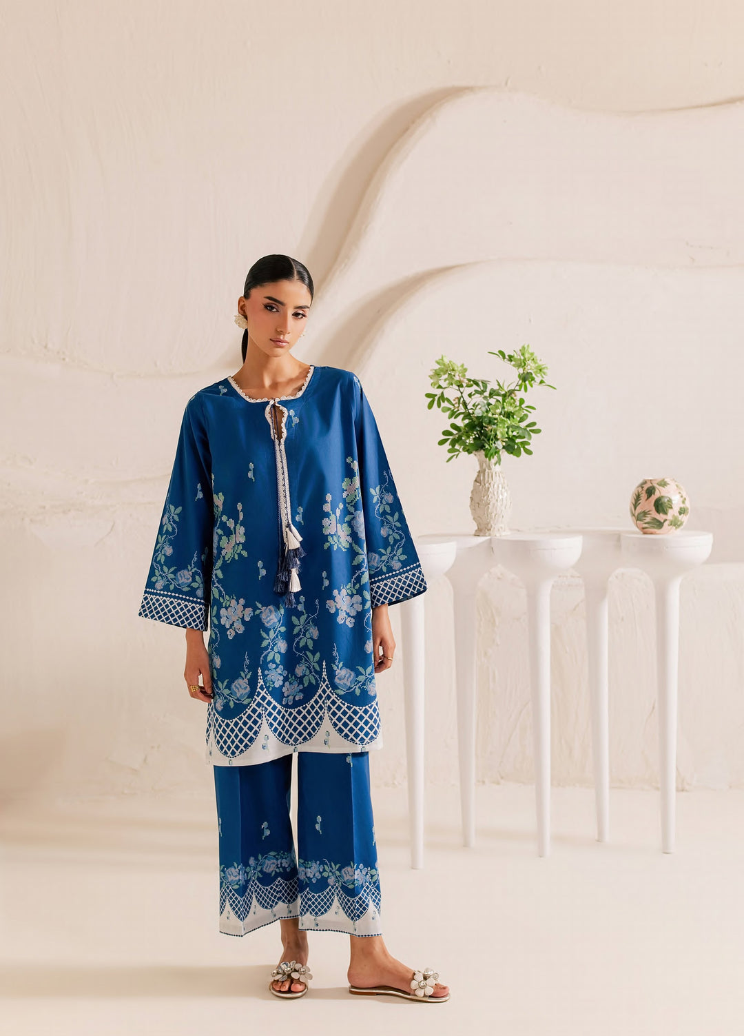 Day Dream by Rashid Textiles RTW Printed Lawn 2 Piece Suit RT26RDD Bluebell - Casual Collection