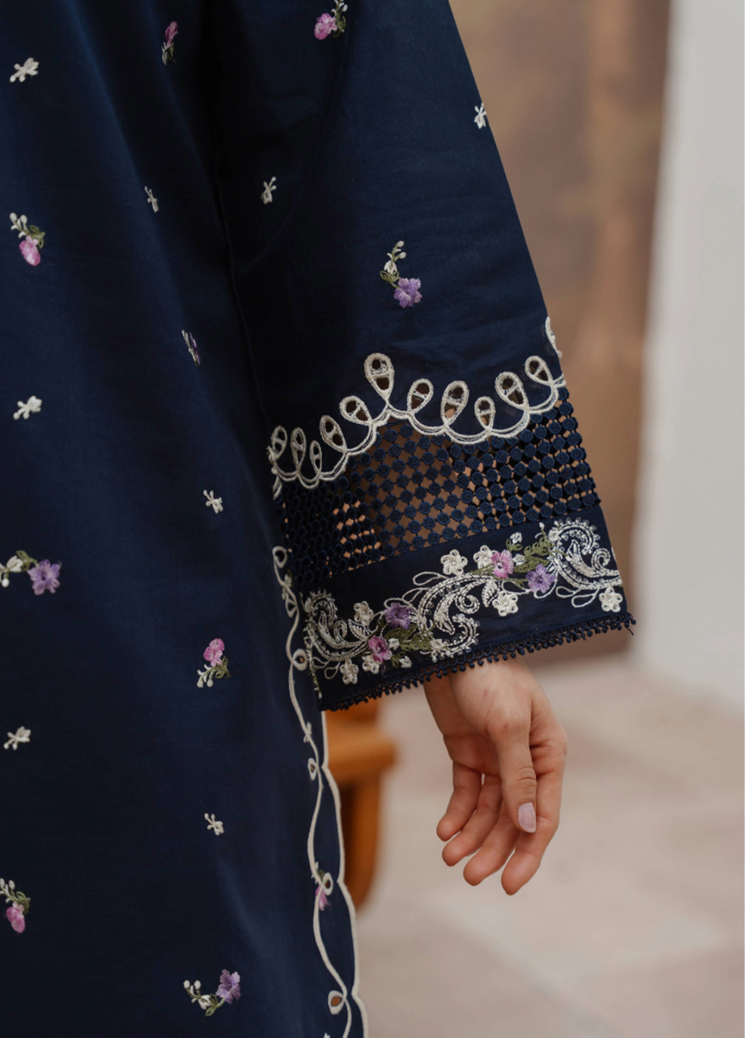 Manara by Maria RTW Embroidered Lawn 3 Piece Suit MN26RF Bluebell M-06 - Festive Collection