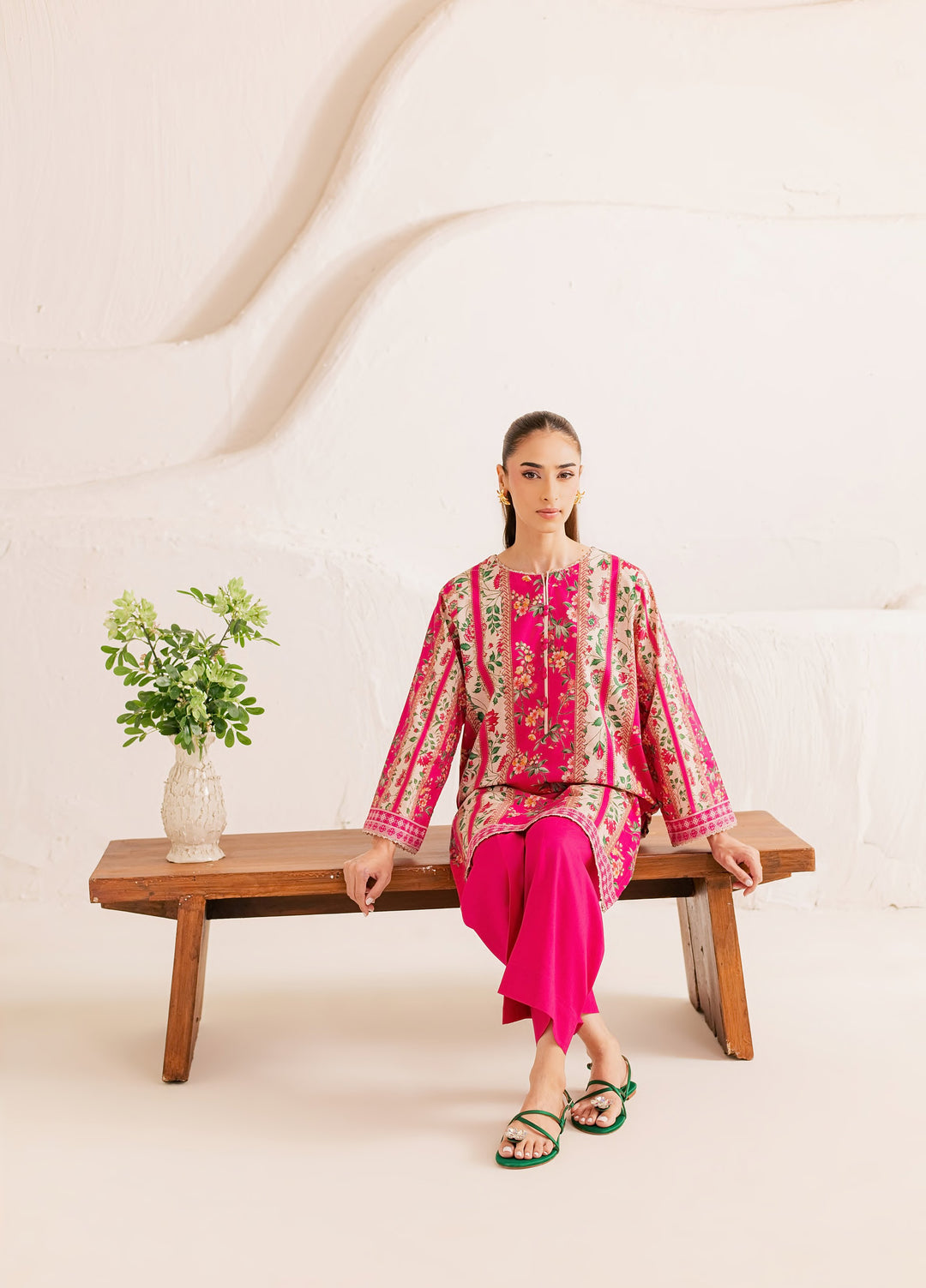 Day Dream by Rashid Textiles RTW Printed Lawn 2 Piece Suit RT26RDD Blush - Casual Collection