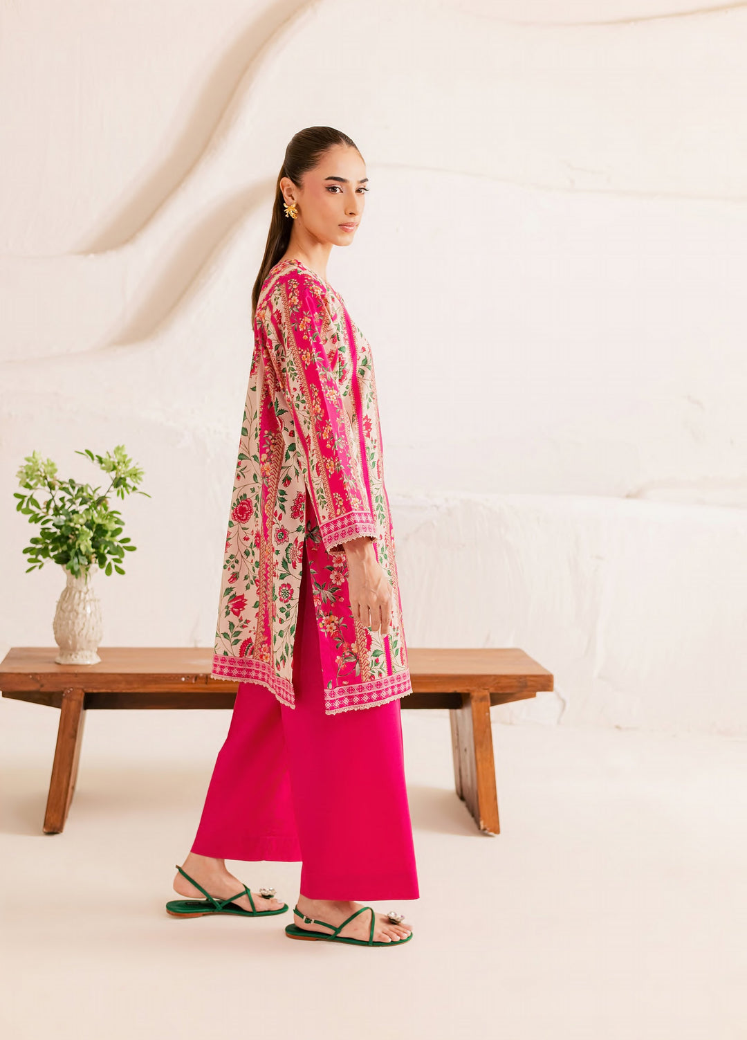 Day Dream by Rashid Textiles RTW Printed Lawn 2 Piece Suit RT26RDD Blush - Casual Collection