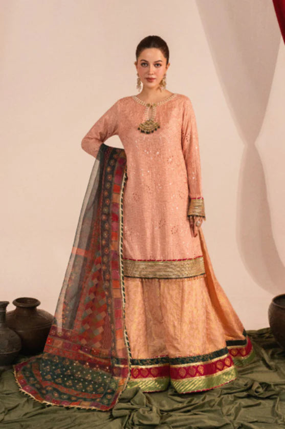 Zaaviay Blush Glow Embroidered Suits 3 Piece Pret Festive Collection