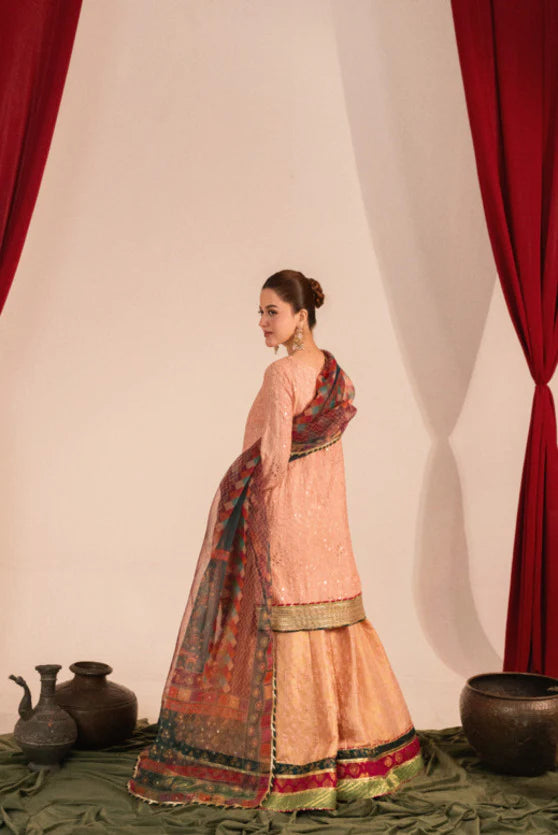 Zaaviay Blush Glow Embroidered Suits 3 Piece Pret Festive Collection
