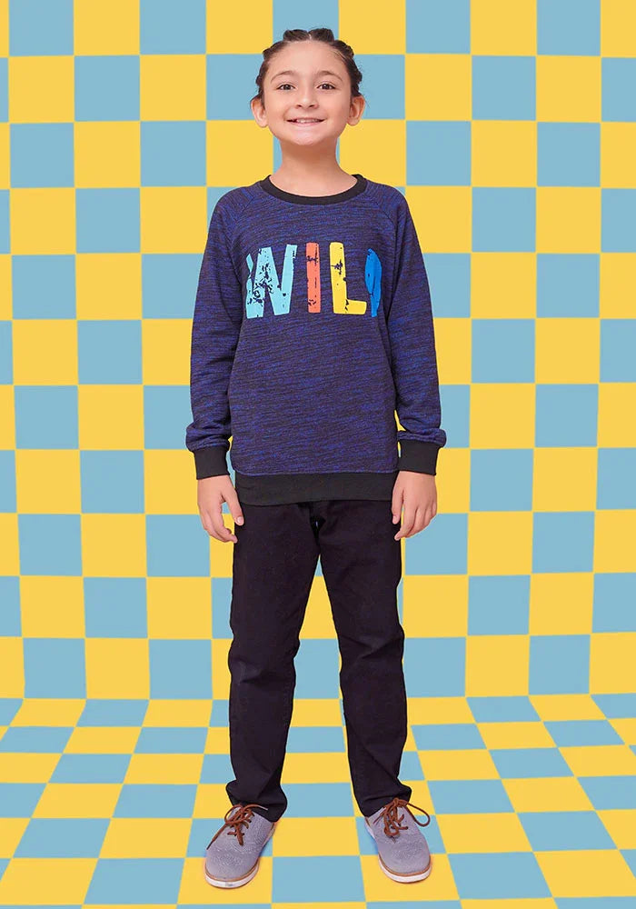 Ochre RTW Printed Fleece Sweatshirt Girls 1 Piece OKB-262 - Winter Collection