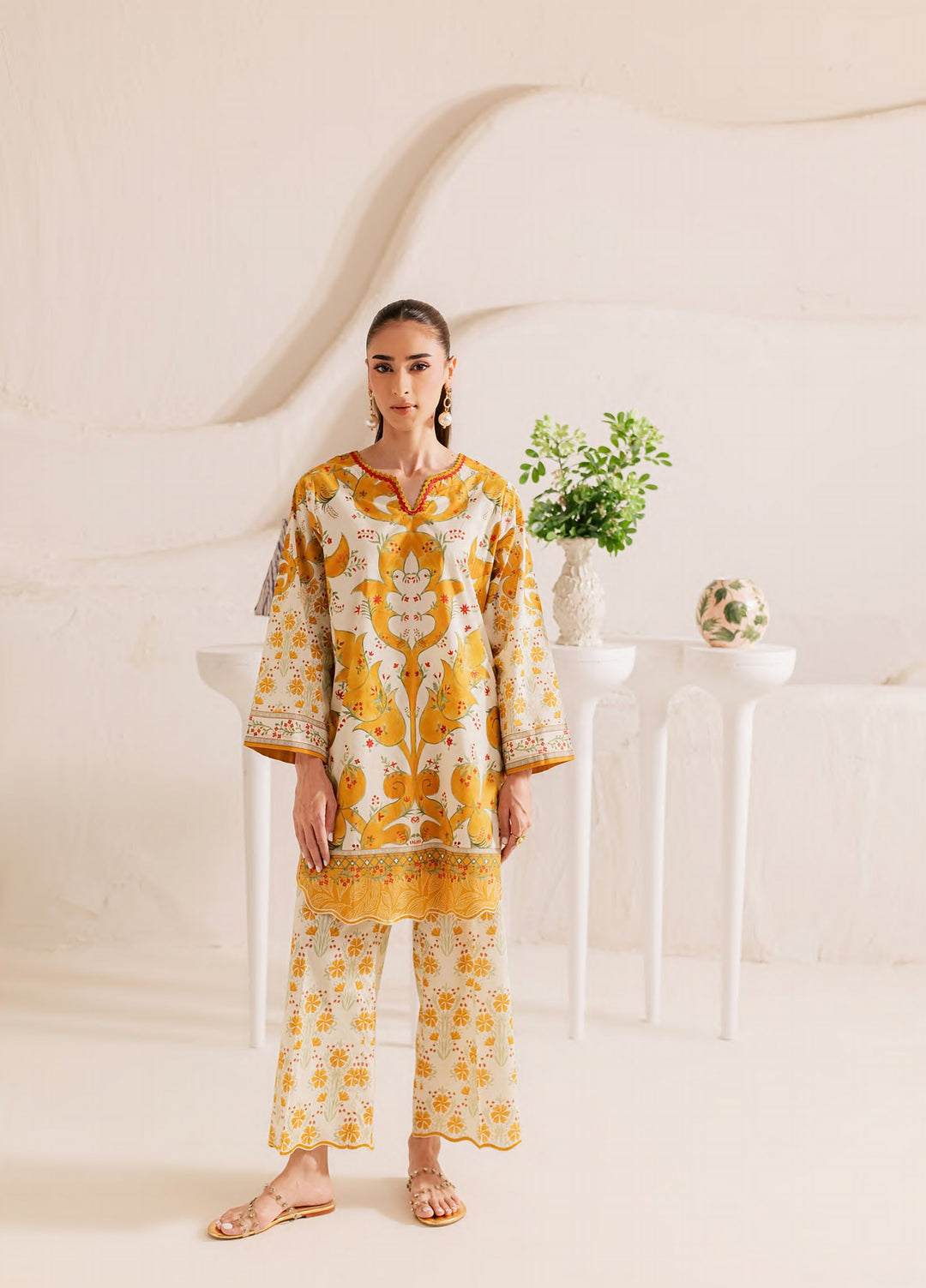 Day Dream by Rashid Textiles RTW Printed Lawn 2 Piece Suit RT26RDD Buttercup - Casual Collection
