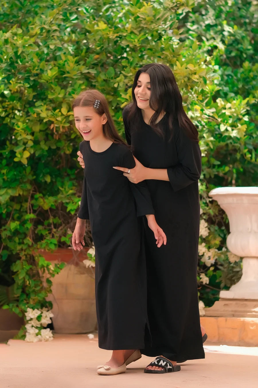 Dhaga Women Western Solids T- Shirt jersy Dress Black DHLT08 - Summer Collection