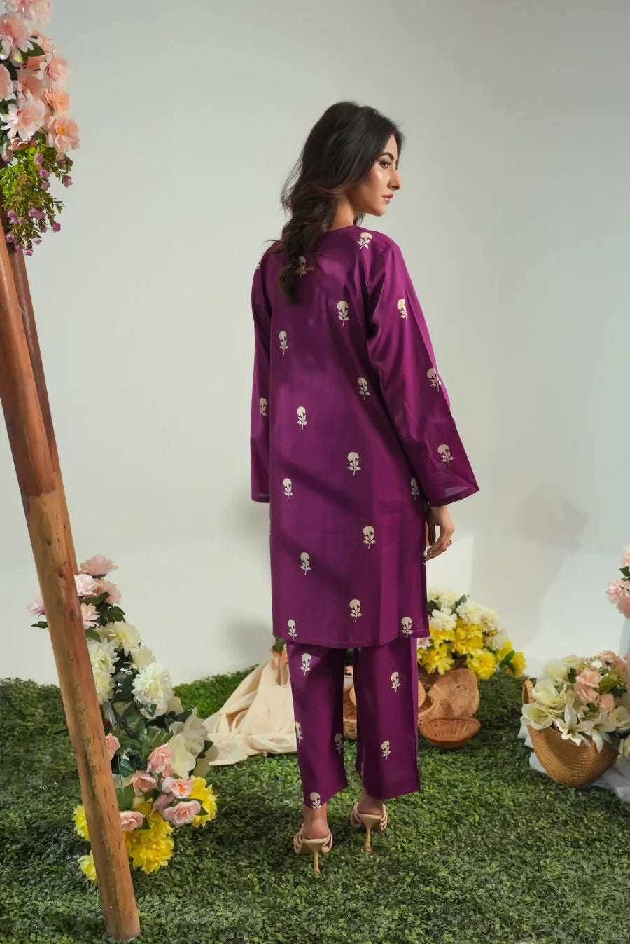 Dhaga Women Pret Printed 2 Piece Lawn Matching Separate FW24DSP0040 - Summer Collection