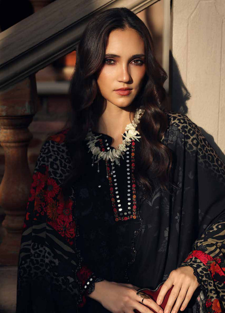 Combination by Charizma Unstitched Embroidered Linen 3 Piece Suit CHRUCL CCW7-16 - Casual Collection