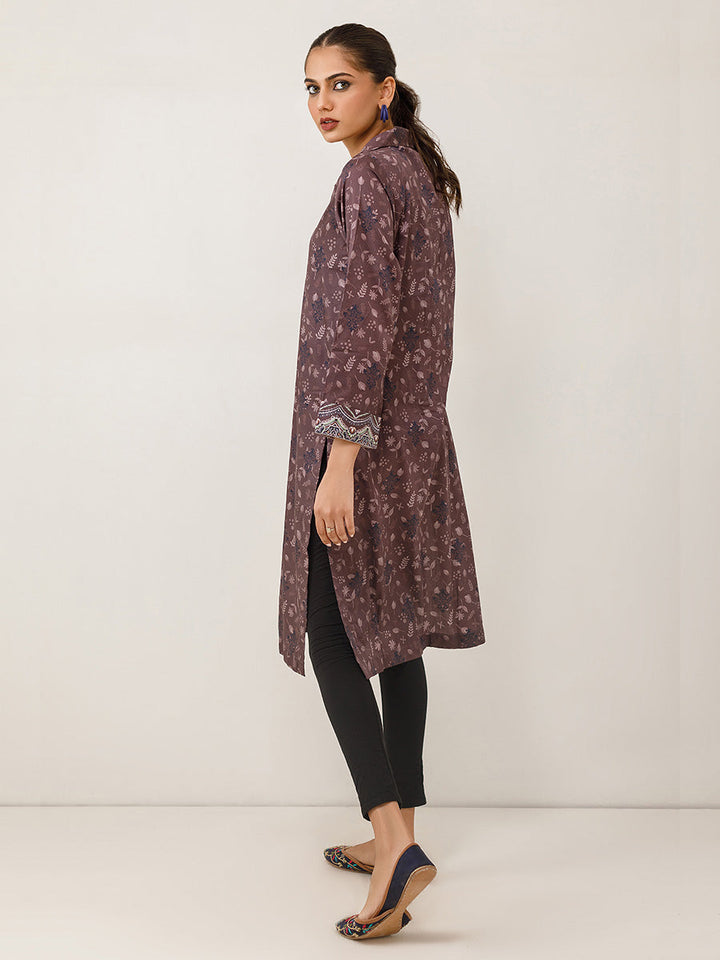 Salitex Women Printed Silk 1 Piece Shirt CPS23DC018 - Winter Collection