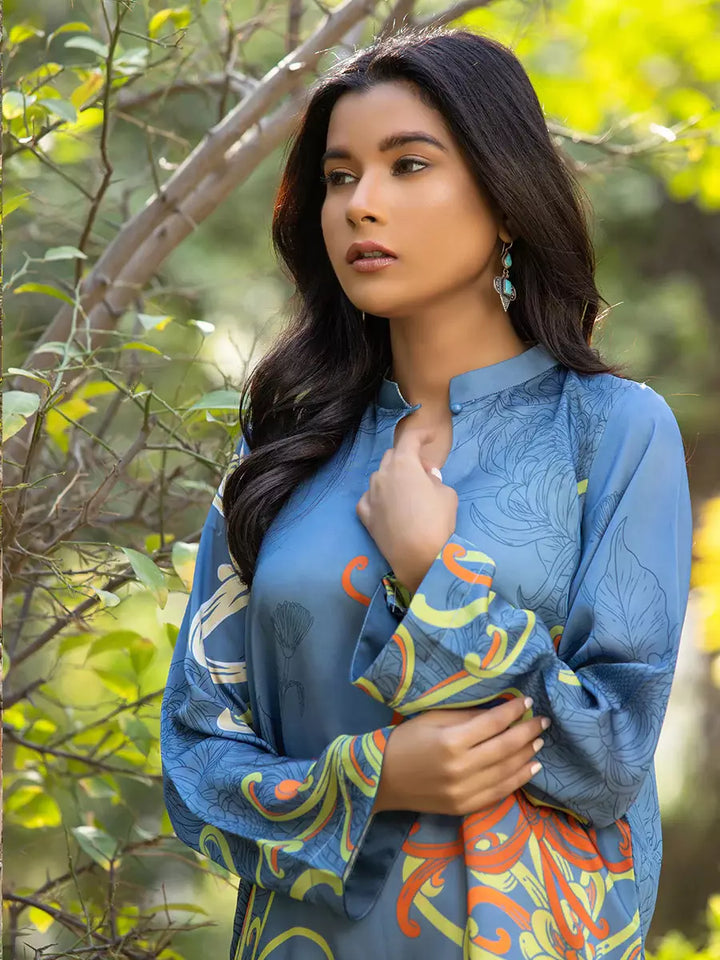 Salitex Women Printed Silk 1 Piece Shirt CPS23DH005 - Summer Collection