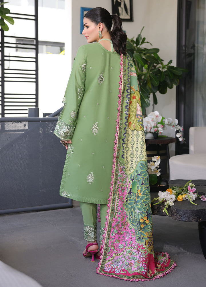 Sera By Sahane Embroidered RTW Lawn 3 Piece CT-11004 Sage - Summer Collection