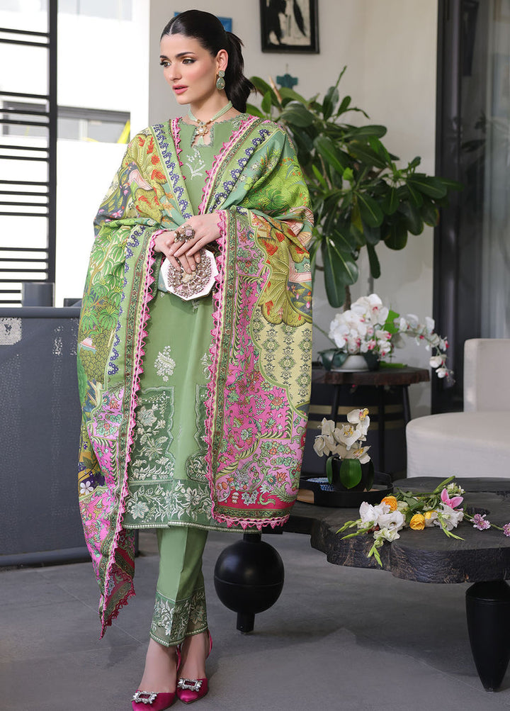 Sera By Sahane Embroidered RTW Lawn 3 Piece CT-11004 Sage - Summer Collection