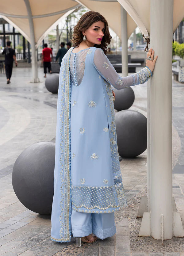 Sahane Embroidered Chiffon Suits Unstitched 3 Piece CT 25001 First Rain - Formals Collection