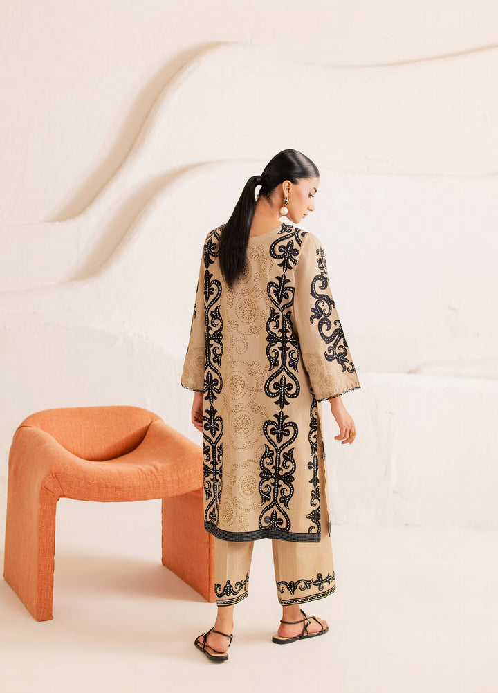 Day Dream by Rashid Textiles RTW Printed Lawn 2 Piece Suit RT26RDD Cafe Noir - Casual Collection
