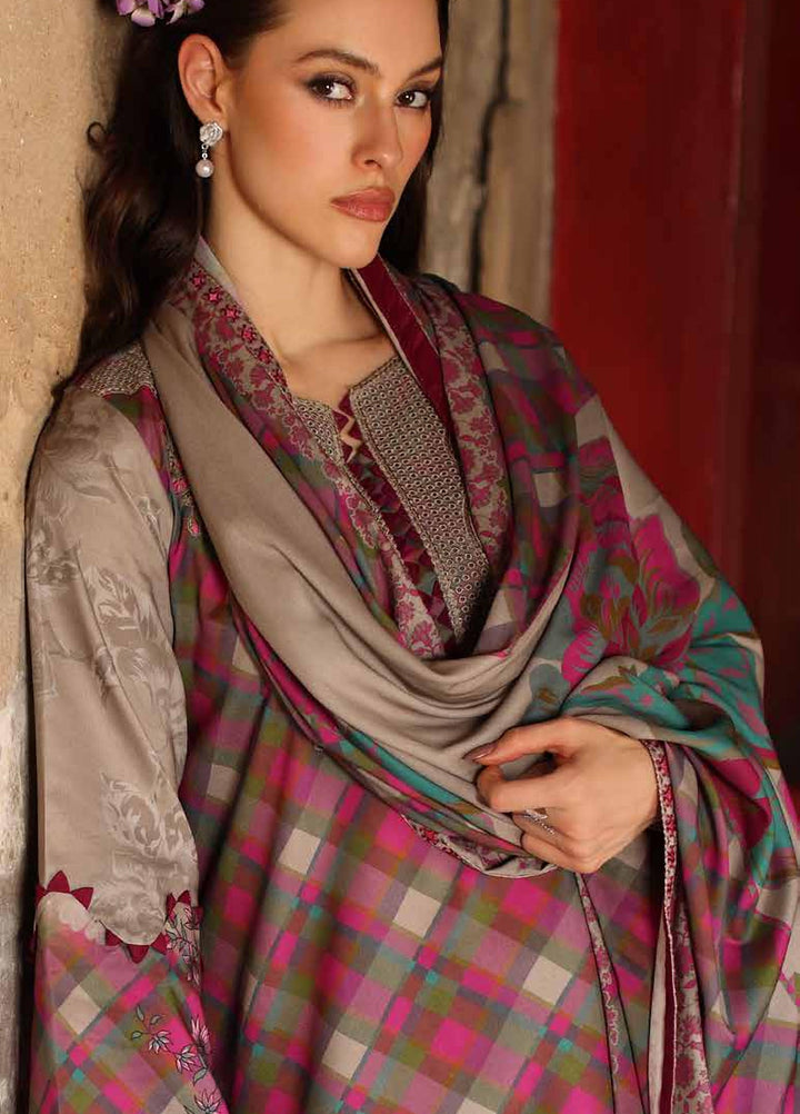 Combination by Charizma Unstitched Embroidered Linen 3 Piece Suit CHR26ULC CCW7-20 - Casual Collection