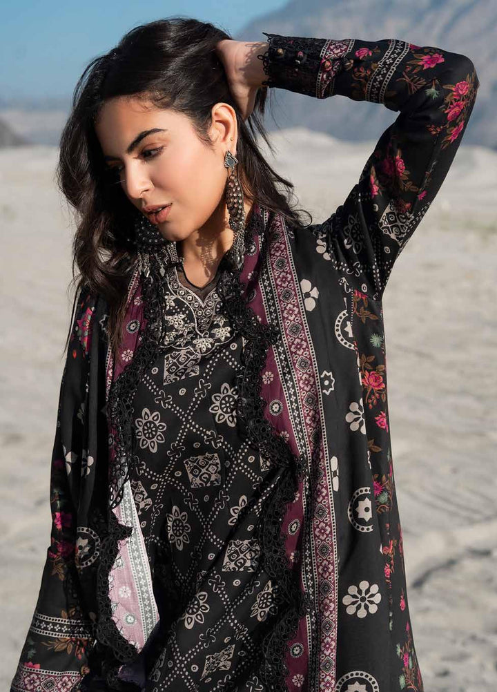 Combination by Charizma Unstitched Embroidered Linen 3 Piece Suit CHR26ULC CCW7-23 - Casual Collection