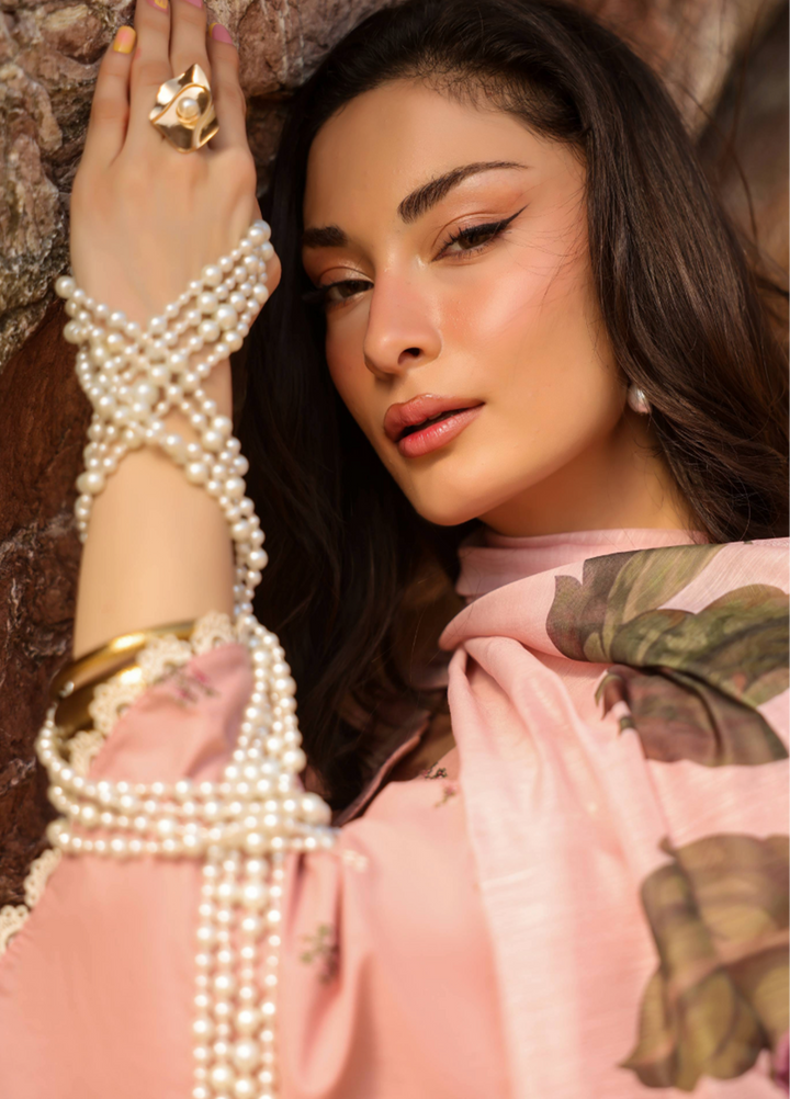 Manara by Maria RTW Embroidered Lawn 3 Piece Suit MN26RF Cherry Blossom M-09 - Festive Collection