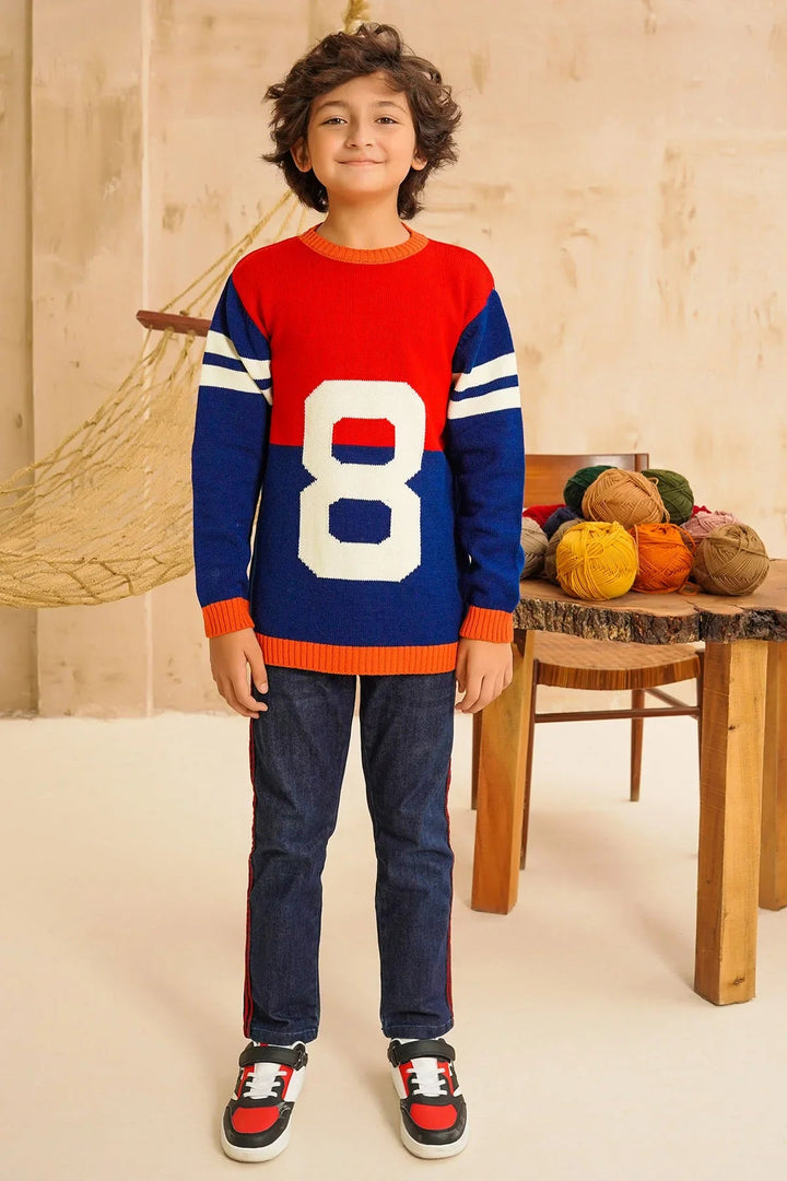 Ochre RTW Printed Boys 1 Piece Viscose Sweater OWSB-10 - Winter Collection