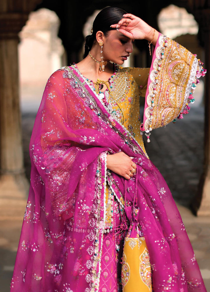Neoma by Republic WomensWear Unstitched Embroidered Organza 3 Piece Suit RW26UNW D-03 KHAWAB - Wedding Collection