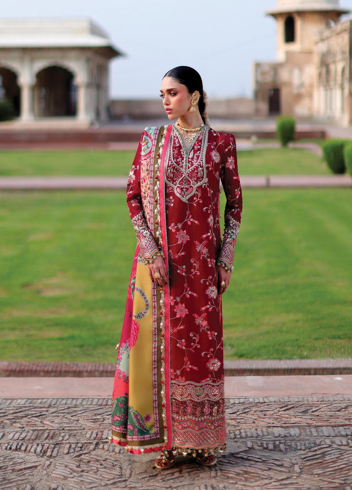 Neoma by Republic WomensWear Unstitched Embroidered Rawsilk 3 Piece Suit RW26UNW D-06 JAHANAARA - Wedding Collection
