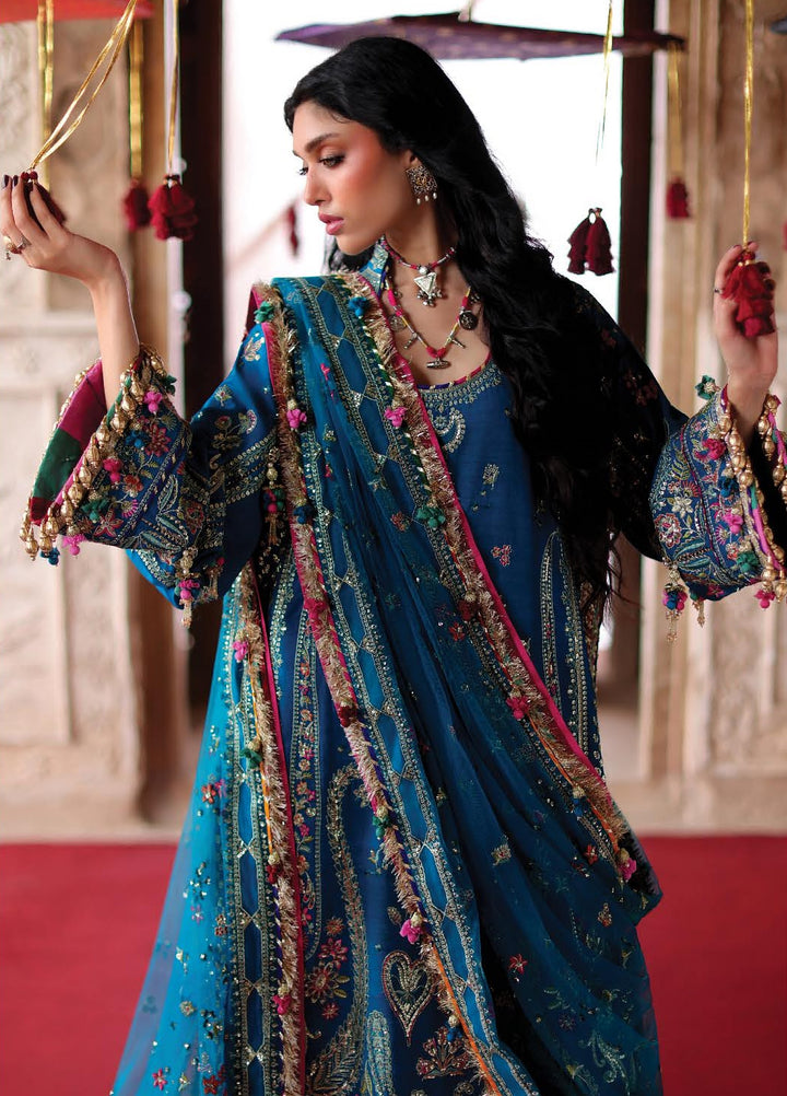 Neoma by Republic WomensWear Unstitched Embroidered Rawsilk 3 Piece Suit RW26UNW D-07 HAYA - Wedding Collection