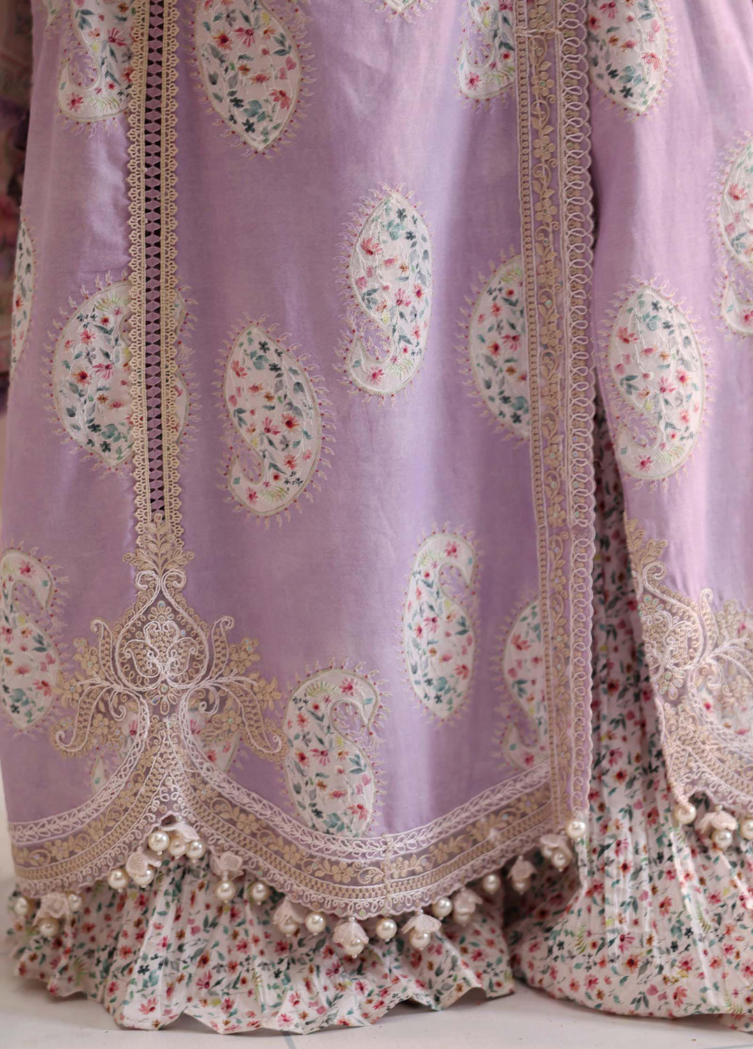 M Prints by Maria B Unstitched Embroidered Lawn 3 Piece Suit MB26UME 9B - Eid Collection
