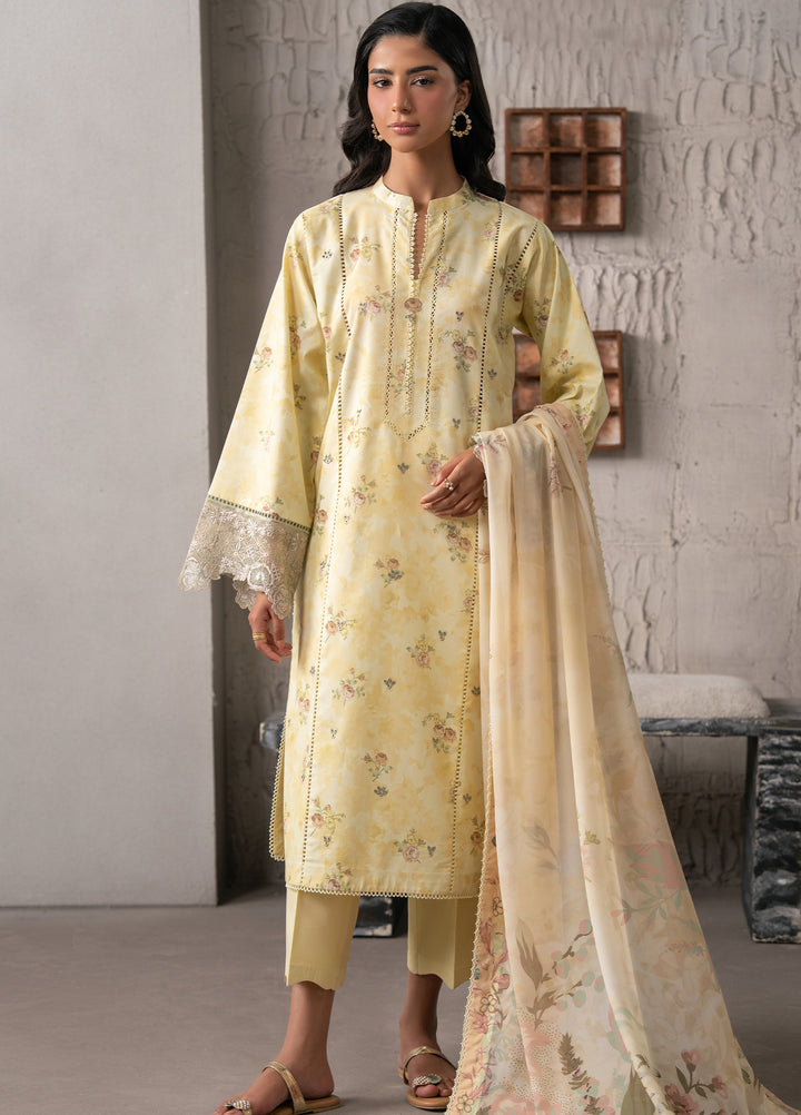 Selure by Seran Women Unstitched Embroidered Lawn 3 Piece Suit SN26ULS Cielle D-03 - Casual Collection