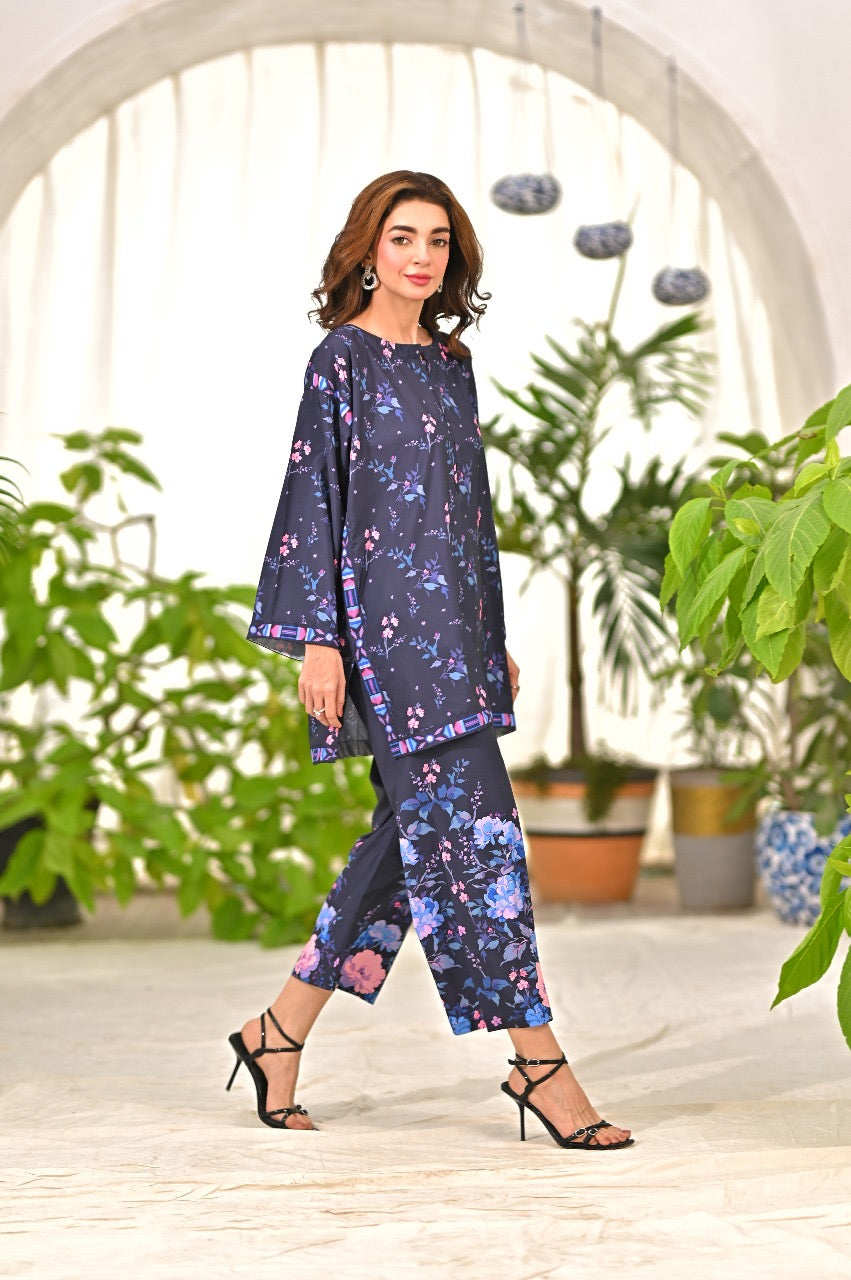 Dhaga Women Pret Printed 2 Piece Soft Crepe Cielle SS25DSP501 - Summer Collection