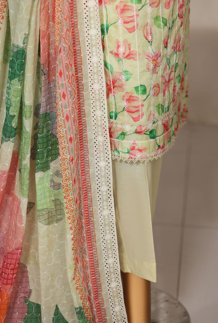 Dhagakari by HZ Textiles Unstitched Embroidered Lawn 3 Piece Suit DEC - 1075 Summer Collection