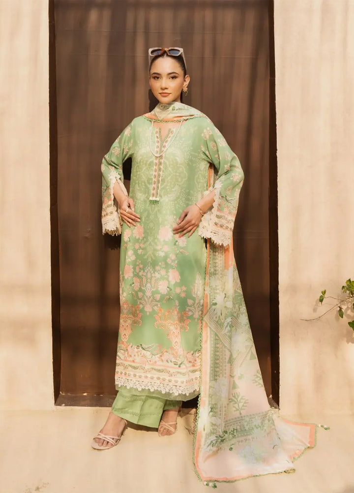 Dastaan by Menaal Unstitched Printed Lawn 3 Piece Suit ML26ULS DP-06B - Festive Collection