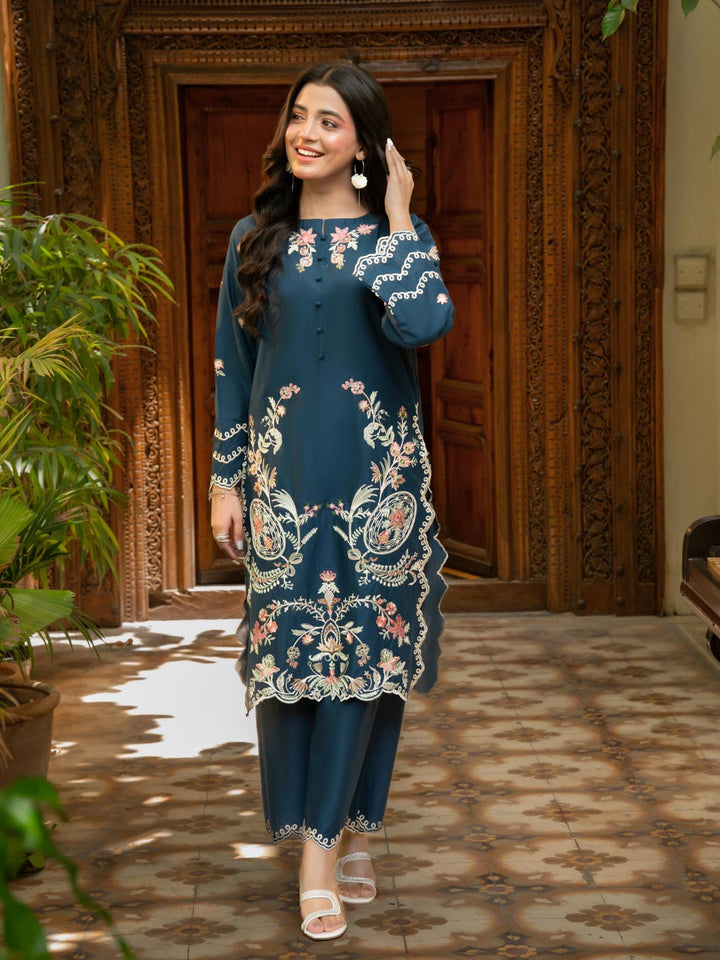Rang e Bahar by Tng Women Pret Embroidered 2 Piece Neel Kamal - Winter Collection