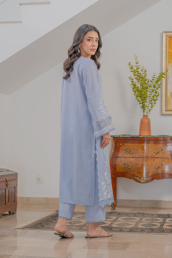 Sahar Women RTW Chikankari Embroidered Lawn 2 Piece Suit Lavender Glow - Festive Collection