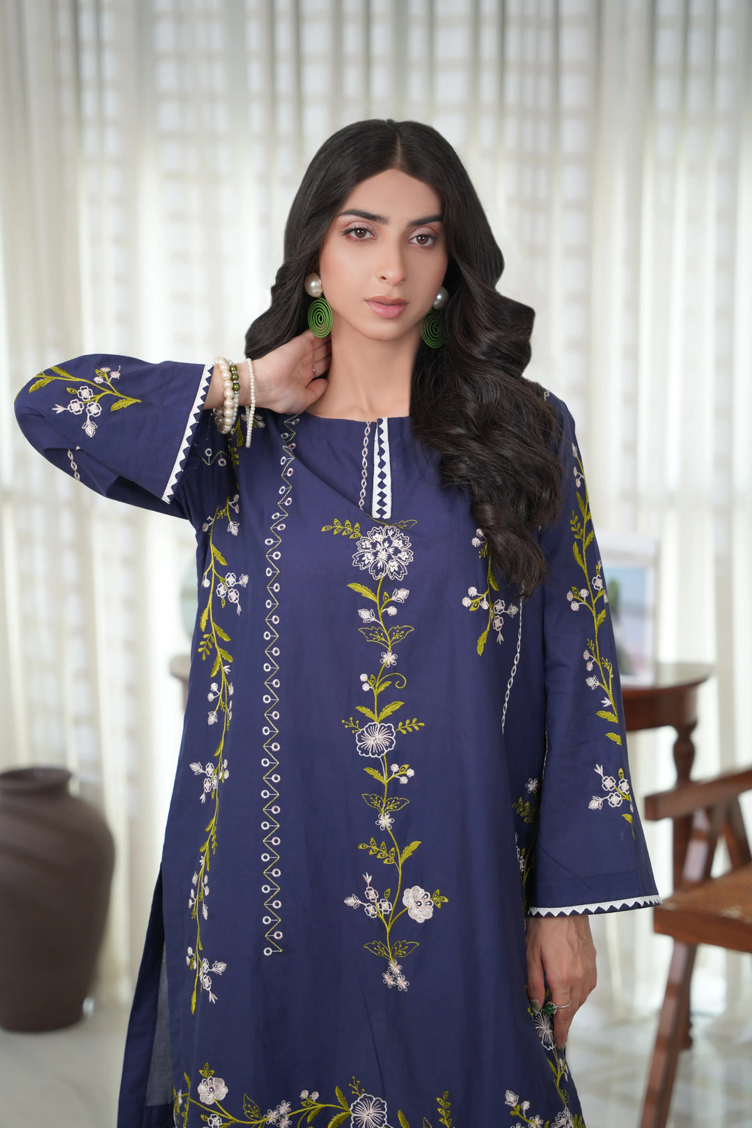 Dhaga Women Pret Embroidered 2 Piece cotton Aira SS25DSE117 - Summer Collection