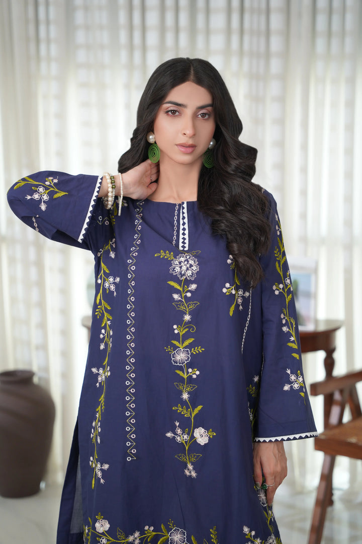 Dhaga Women Pret Embroidered 2 Piece cotton Aira SS25DSE117 - Summer Collection
