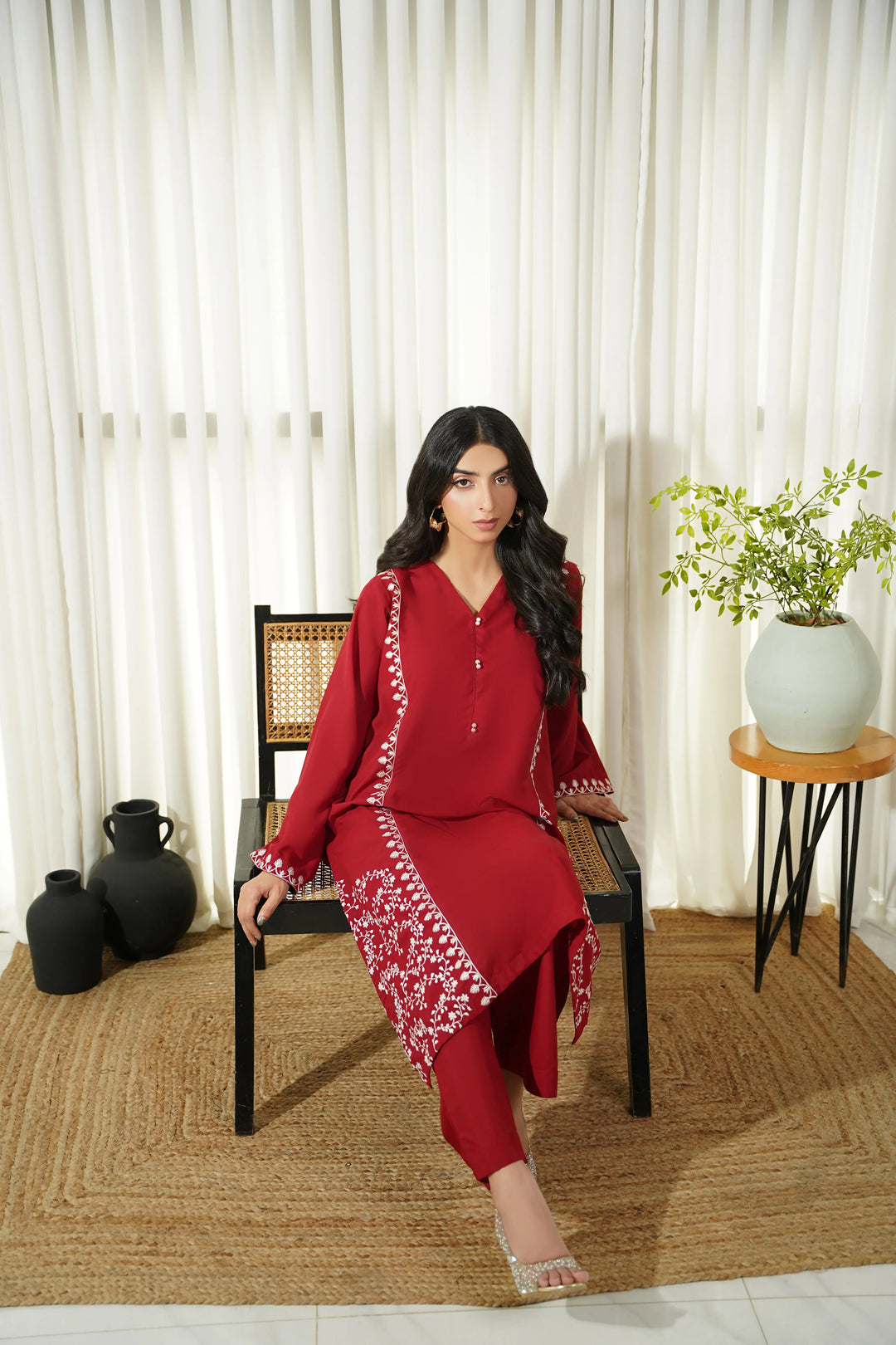 Dhaga Women Pret Embroidered 2 Piece cotton Ayzel SS25DSE108 - Summer Collection