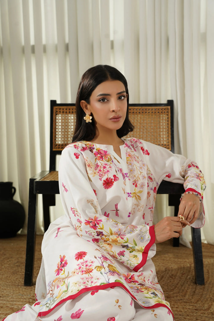 Dhaga Women Pret Printed 2 Piece poly cambric Fiora SS25DSP301 - Summer Collection